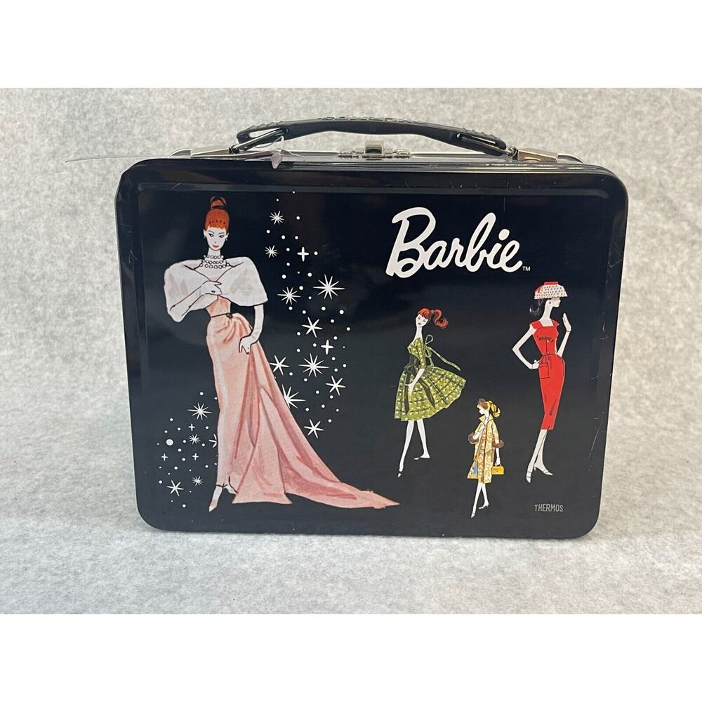 Barbie 100th Anniversary Lunch Box Thermos Special Edition 2004 RARE Box Only
